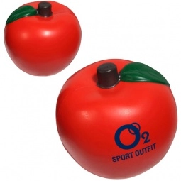 Red Apple Shaped Logo Stress Ball