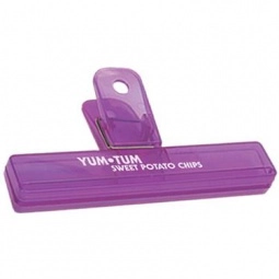 Translucent Purple Bag Promo Clip - 4"