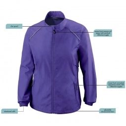 Features - Core365 Motive Lightweight Custom Jackets - Women's
