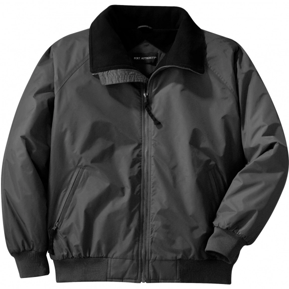 Steel Grey/True Black Port Authority Challenger Custom Jacket - Men's