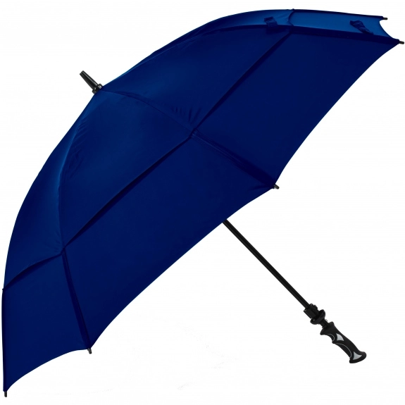 Navy Blue Golf Custom Umbrella w/ Elastic Stretchers 