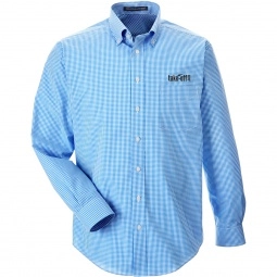French Blue Devon & Jones Button Down Custom Dress Shirts - Men's