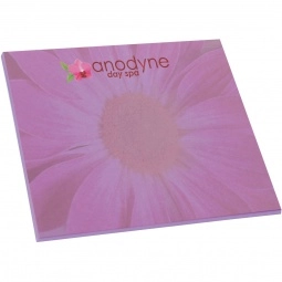Souvenir® Full Color Custom Sticky Note™ - Colored Paper - 25 Sheets - 3"w x 3"h