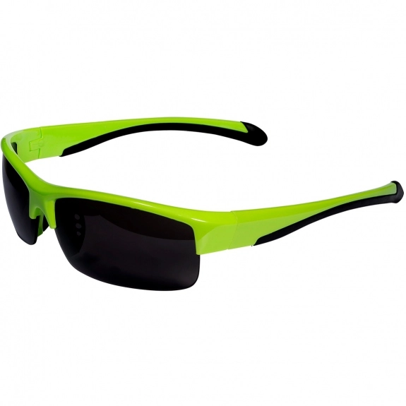 Lime Green Sporty Custom Sunglasses