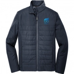 River Blue Navy Port Authority Collective Custom Insulated Jacket - Men's
