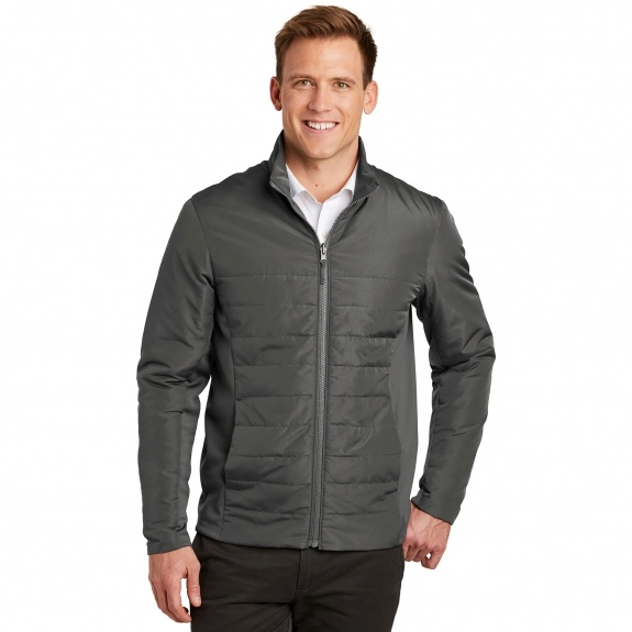 Front - Port Authority Collective Custom Insulated Jacket - Men's