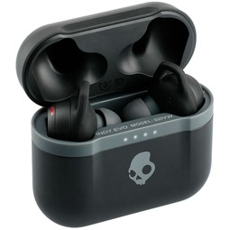 Black Skullcandy Indy Evo True Wireless Bluetooth Custom Earbuds