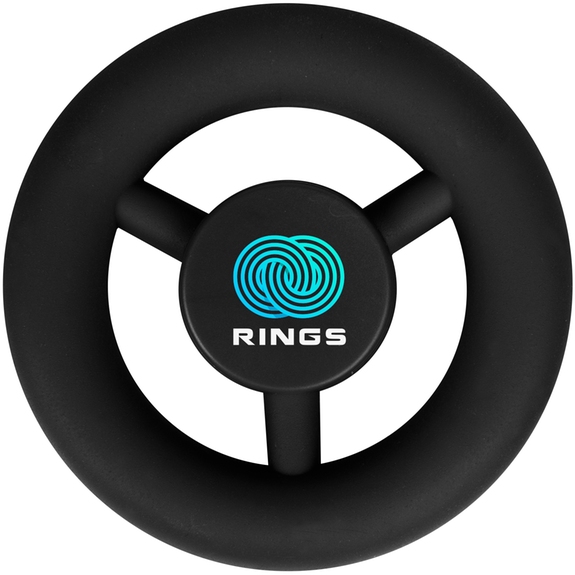 Black - Whirl Wheel Custom Logo Fidget Spinner