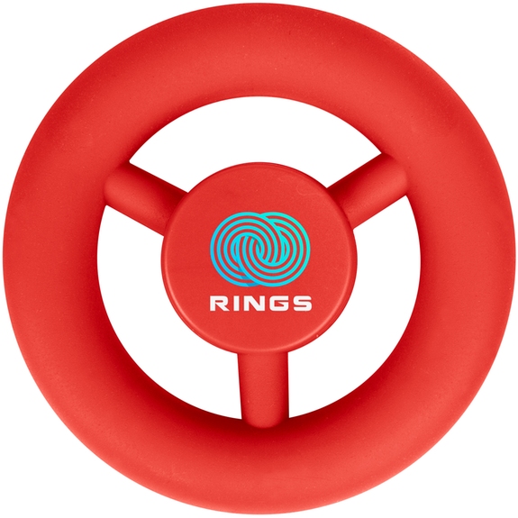 Red - Whirl Wheel Custom Logo Fidget Spinner