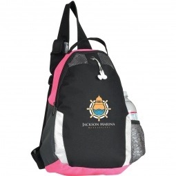 Fuschia Overnighter Promotional Sling Bag by Atchinson