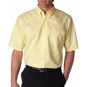 Butter UltraClub Classic Wrinkle-Free Short-Sleeve Oxford Custom Shirt - Co