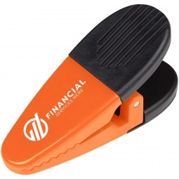 Orange / Black Vibrant Magnetic Custom Clips 