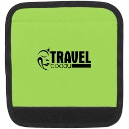 Lime Green Neoprene Promotional Luggage Grip/Identifier