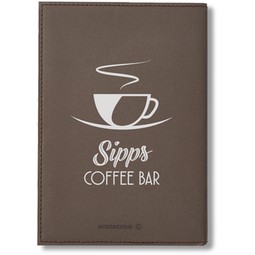 Econscious Recycled Coffee Refillable Promotional Journal - 5.8"w x 8.3"h