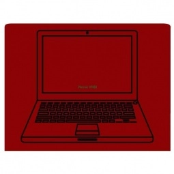 Red Magna-Stick Custom Calendar - Computer 