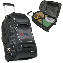 OGIO® Pull Through Wheeled Custom Duffle Bag - 13"w x 24"h x 9"d