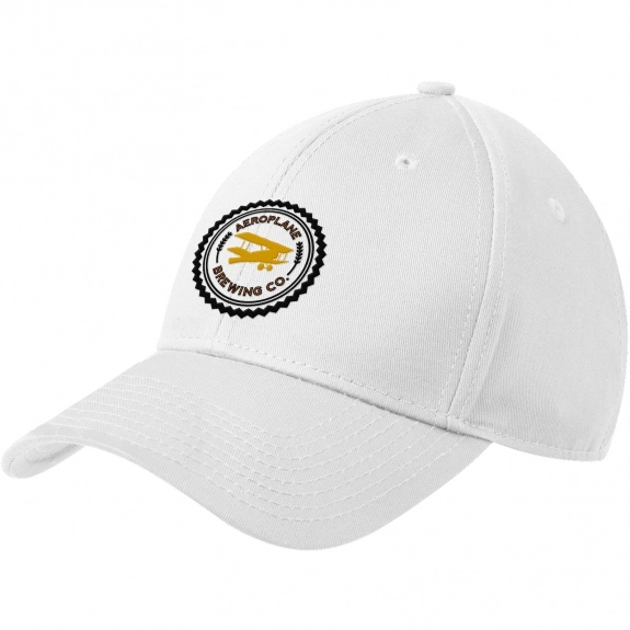 White New Era Adjustable Structured Promotional Cap 