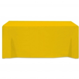 Athletic Gold 3-Sided Fitted Custom Table Cover - 6 ft.