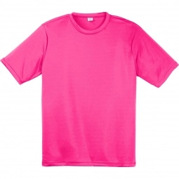 Neon Pink Sport-Tek Competitor Custom T-Shirt