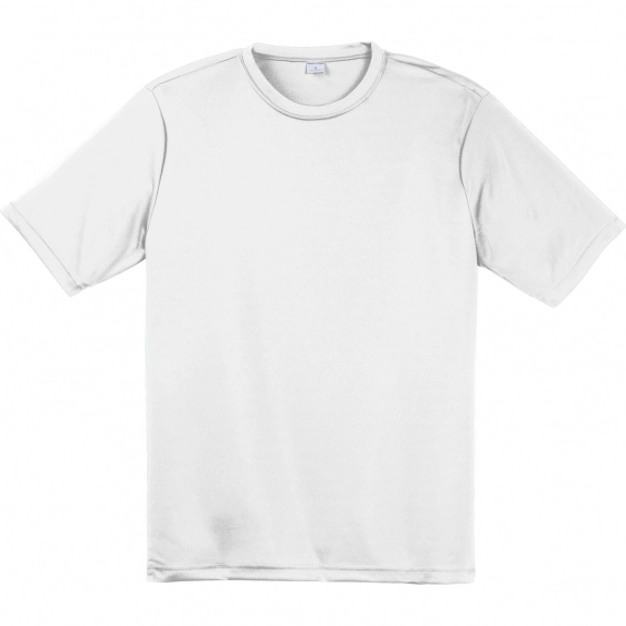 White Sport-Tek Competitor Custom T-Shirt