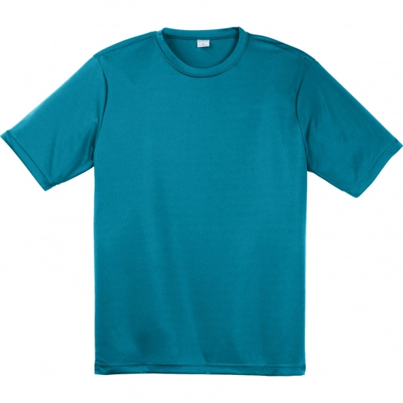 Tropic Blue Sport-Tek Competitor Custom T-Shirt