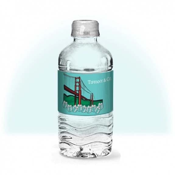 Clear Full Color Logo Bottled Water - 10 oz.