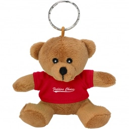 Red Mini Bear Promotional Keychain