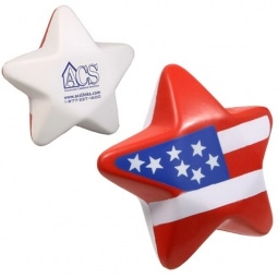 USA Star Patriotic Custom Stress Ball