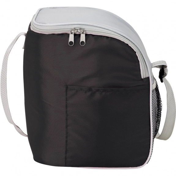 Grey/Black - Executive Custom Cooler Bag Lunch Set - 12 Can