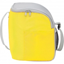 Grey/Yellow - Executive Custom Cooler Bag Lunch Set - 12 Can