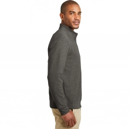 Side - Port Authority Quarter Zip Pullover Custom Sweater