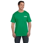 Kelly Green - Hanes Beefy-T Promotional T-Shirt w/ Pocket
