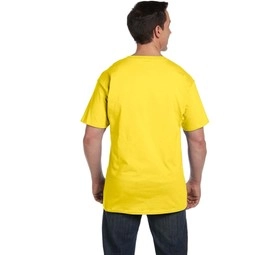 Back - Hanes Beefy-T Promotional T-Shirt w/ Pocket