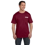 Cardinal - Hanes Beefy-T Promotional T-Shirt w/ Pocket