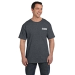 Charcoal Heather - Hanes Beefy-T Promotional T-Shirt w/ Pocket