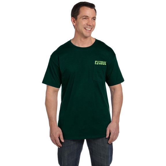 Deep Forest - Hanes Beefy-T Promotional T-Shirt w/ Pocket