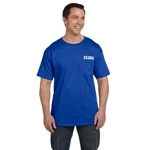Deep Royal - Hanes Beefy-T Promotional T-Shirt w/ Pocket