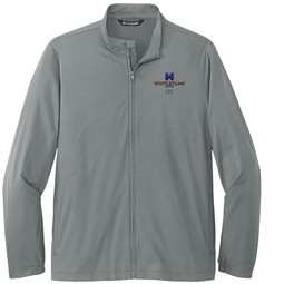 Quiet shade grey heather TravisMathew Surfside Custom Logo Jacket - Men's