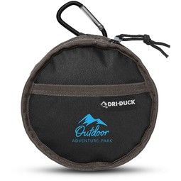 Promotional Dri Duck Branded Packable Duo Pet Dish with Logo