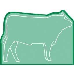 Translucent Emerald Press n' Stick Custom Calendar - Bull Outline