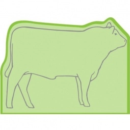 Translucent Lime Green Press n' Stick Custom Calendar - Bull Outline