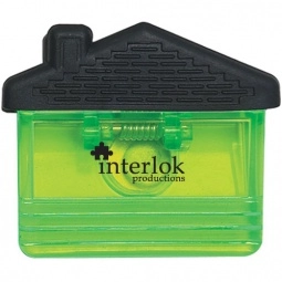 Translucent Green Promotional Magnetic House Memo Clip