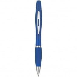 Translucent Blue Twin Write Custom Pen & Highlighter