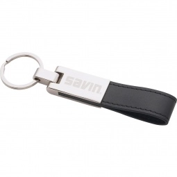 UltraHyde Strap Silver Plated Custom Keychain