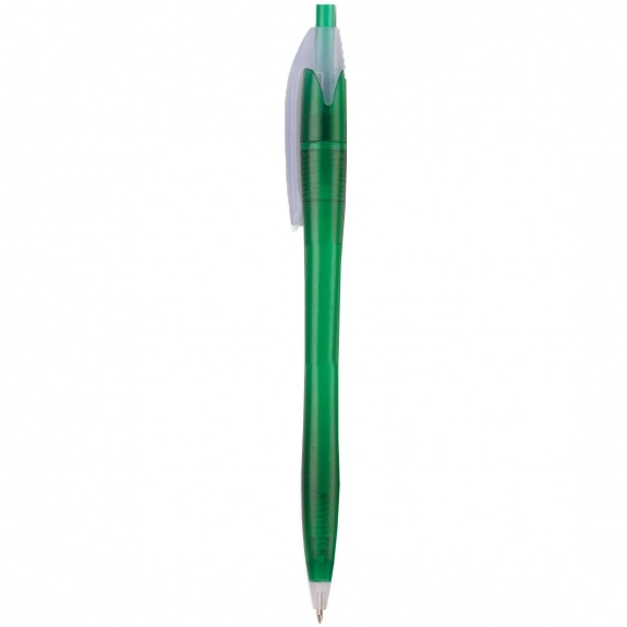 Translucent Green Frosted Translucent Custom Imprinted Pen