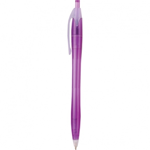 Translucent Purple Frosted Translucent Custom Imprinted Pen