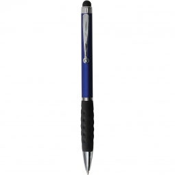 Blue Custom Stylus Pen w/ Textured Grip