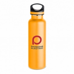 Orange Basecamp Tundra Custom Water Bottles - 20 oz.