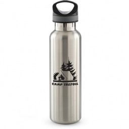 Silver Basecamp Tundra Custom Water Bottles - 20 oz.
