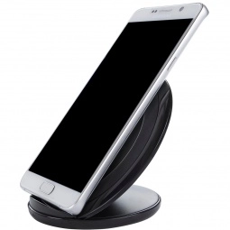In Use - Wireless Custom Phone Charging Pad Stand
